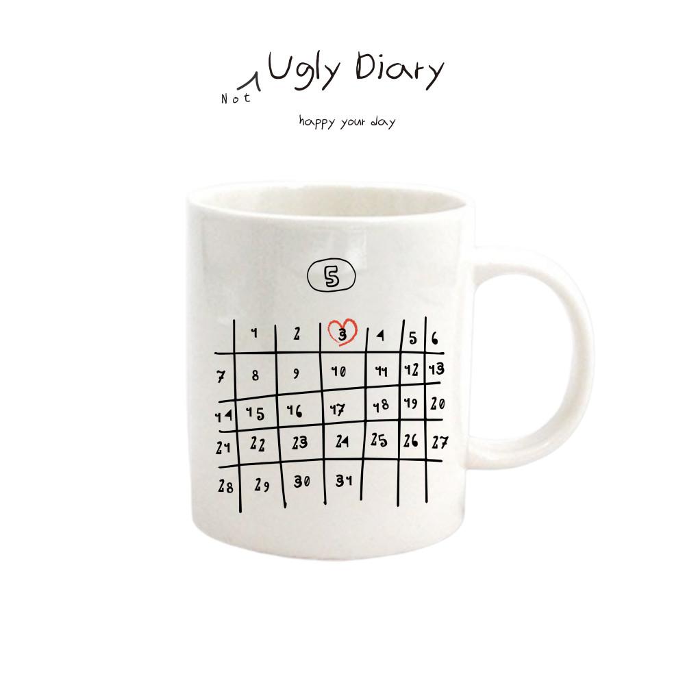 [속삭] 주문제작 not ugly diary mug