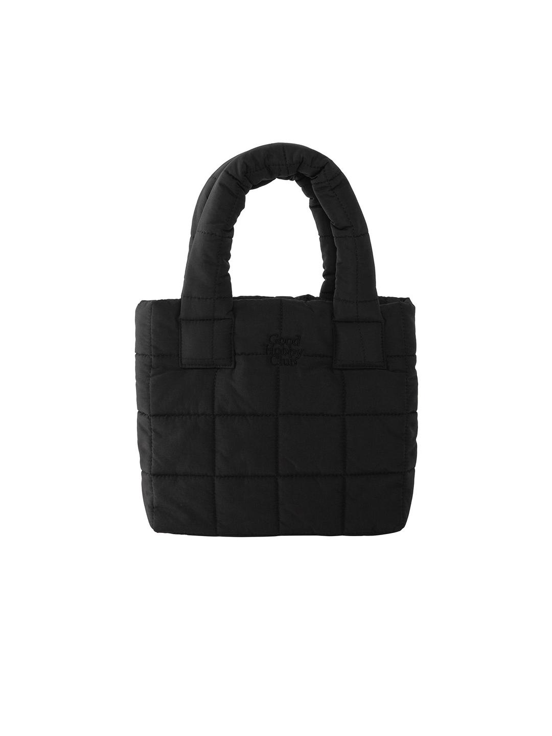 MINI SQUARE QUILTING BAG_BLACK