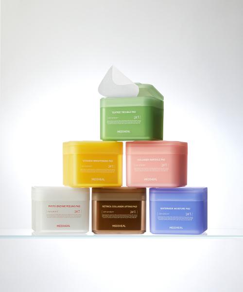 네모 토너 패드 100매 7종(티트리/워터마이드/콜라겐/비타마이드/피토엔자임/레티놀)