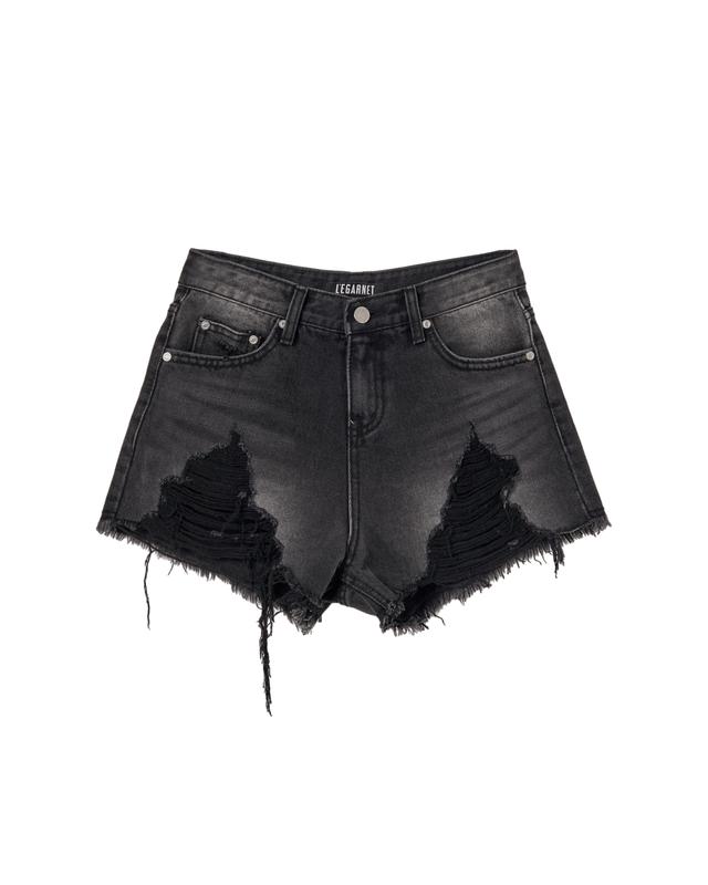 Angelnumber555 AN5 bootscut folded pants BLACK - 위시버킷