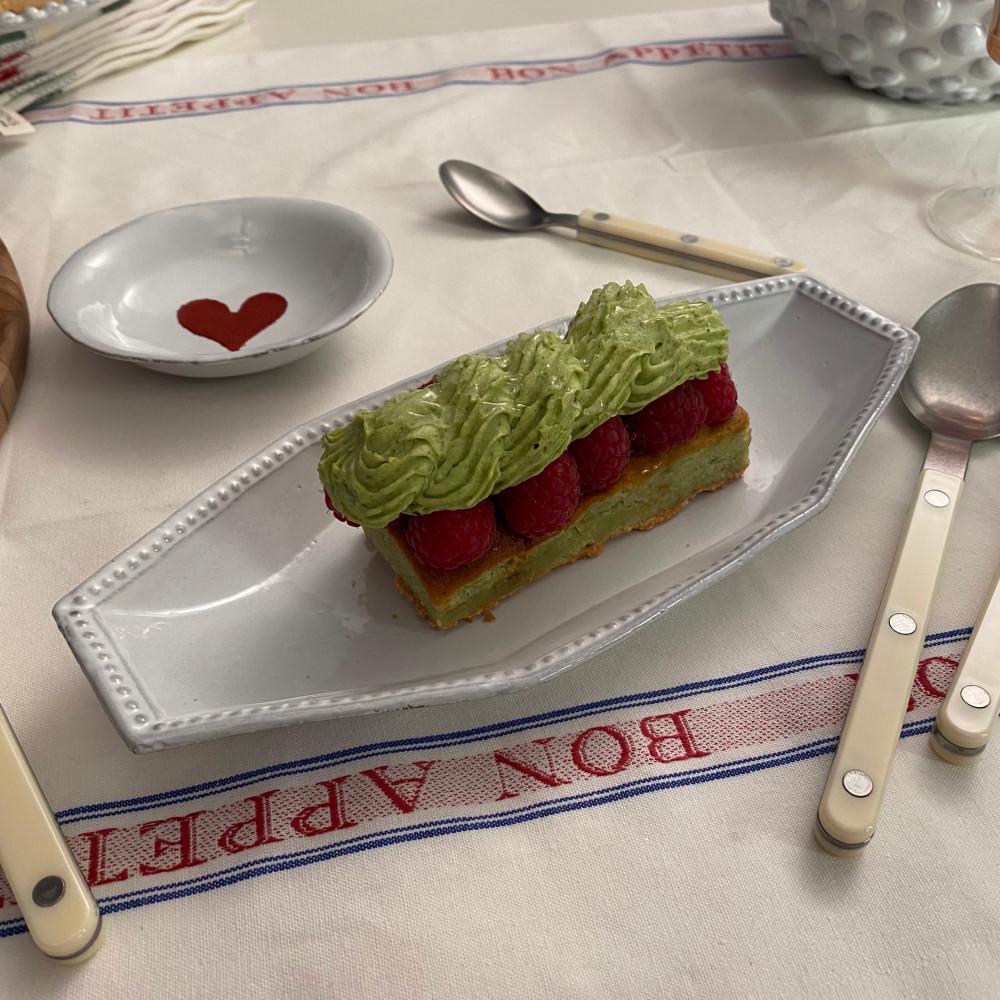 파리 바로 배송 [샤르베에디션] 코튼 티타올 BON APPETIT 레드컬러