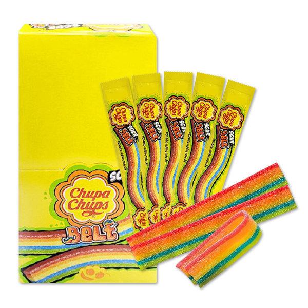 츄파춥스 사워벨트 젤리 대용량 48개입 간식