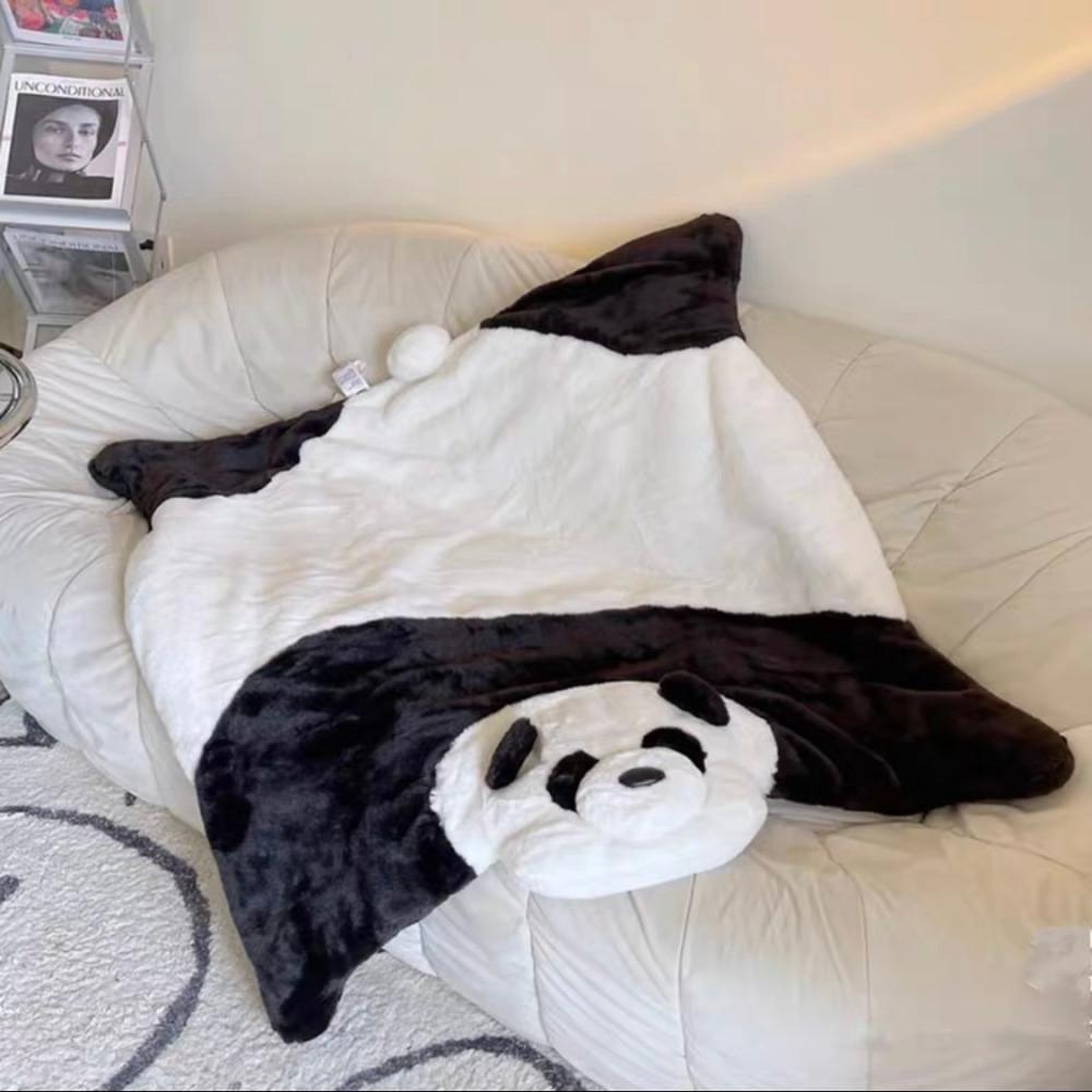 팬더 곰 두꺼운 겨울용 담요 이불