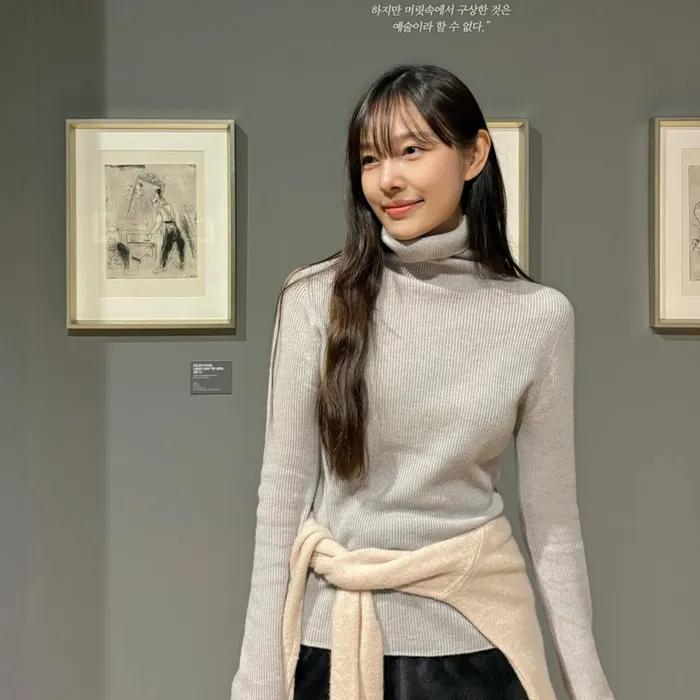 WOOL TURTLENECK PULL-OVER_L GREY