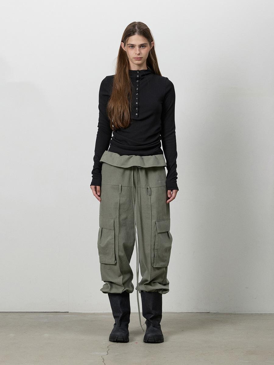 [10월 14일 순차 발송] FOLD CARGO POCKET PANTS KHAKI