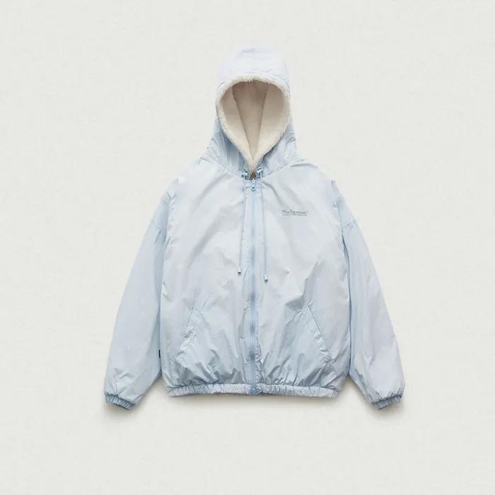 Eco-Shearling Snuggle Reversible Hooded Jacket_Baby Blue