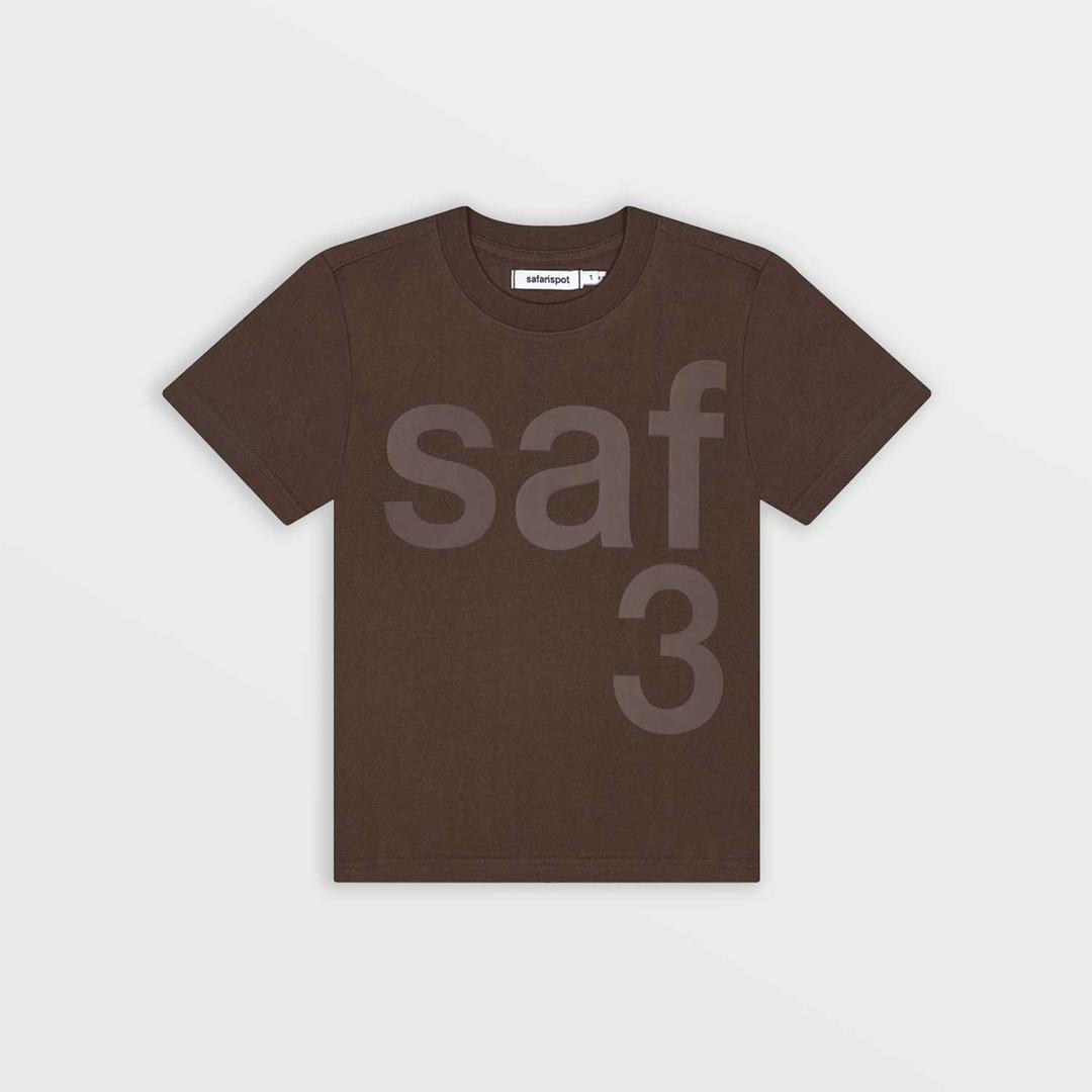 1/2 Basic Safari T-Shirt  (Brown)