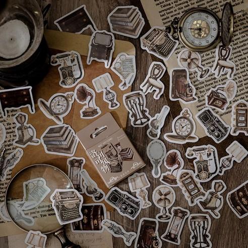 빈티지 소품 다꾸 조각 스티커 다이어리꾸미기 - 팬시스티커 | 쿠팡