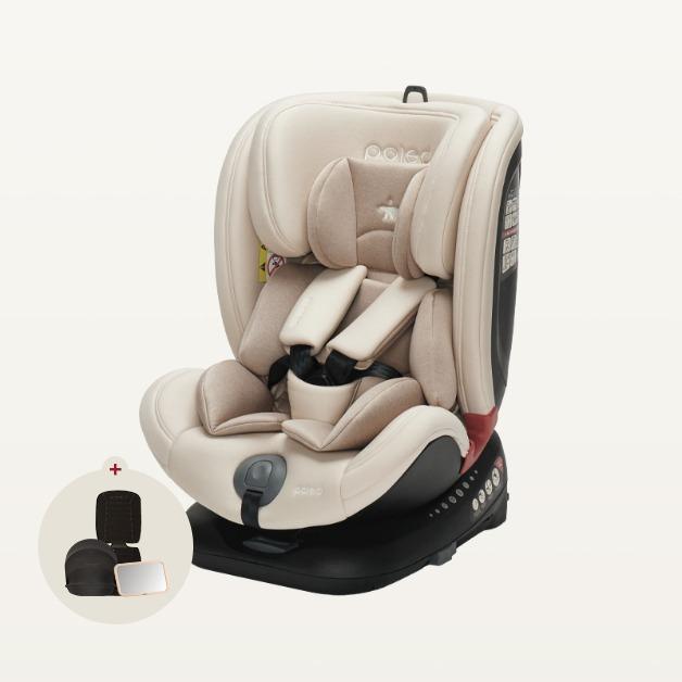 [보호매트+후방거울+선바이저 증정] 올에이지360 회전 전연령 카시트 (ISOFIX & 락킹벨트)