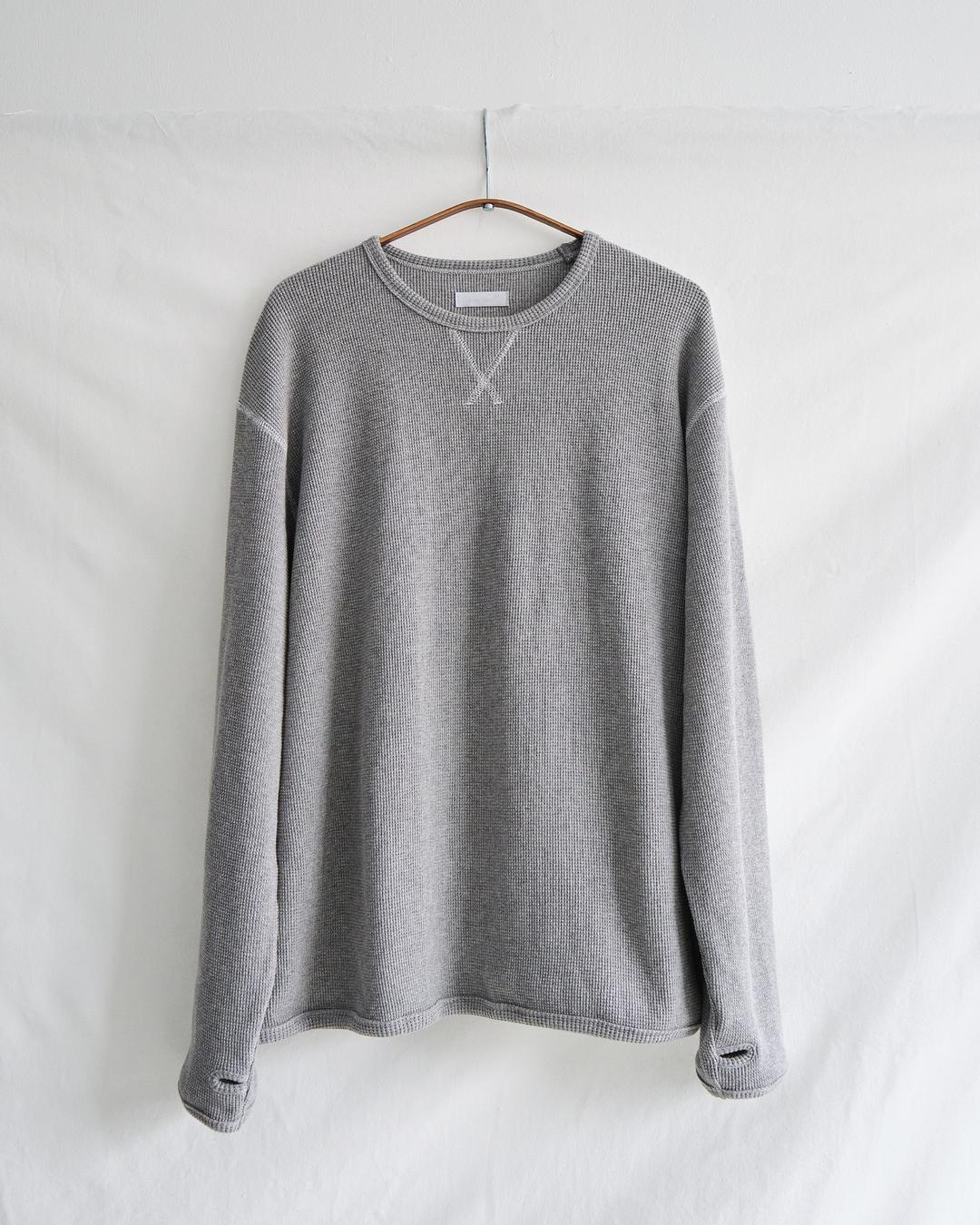 Waffle rib long sleeve (melange)