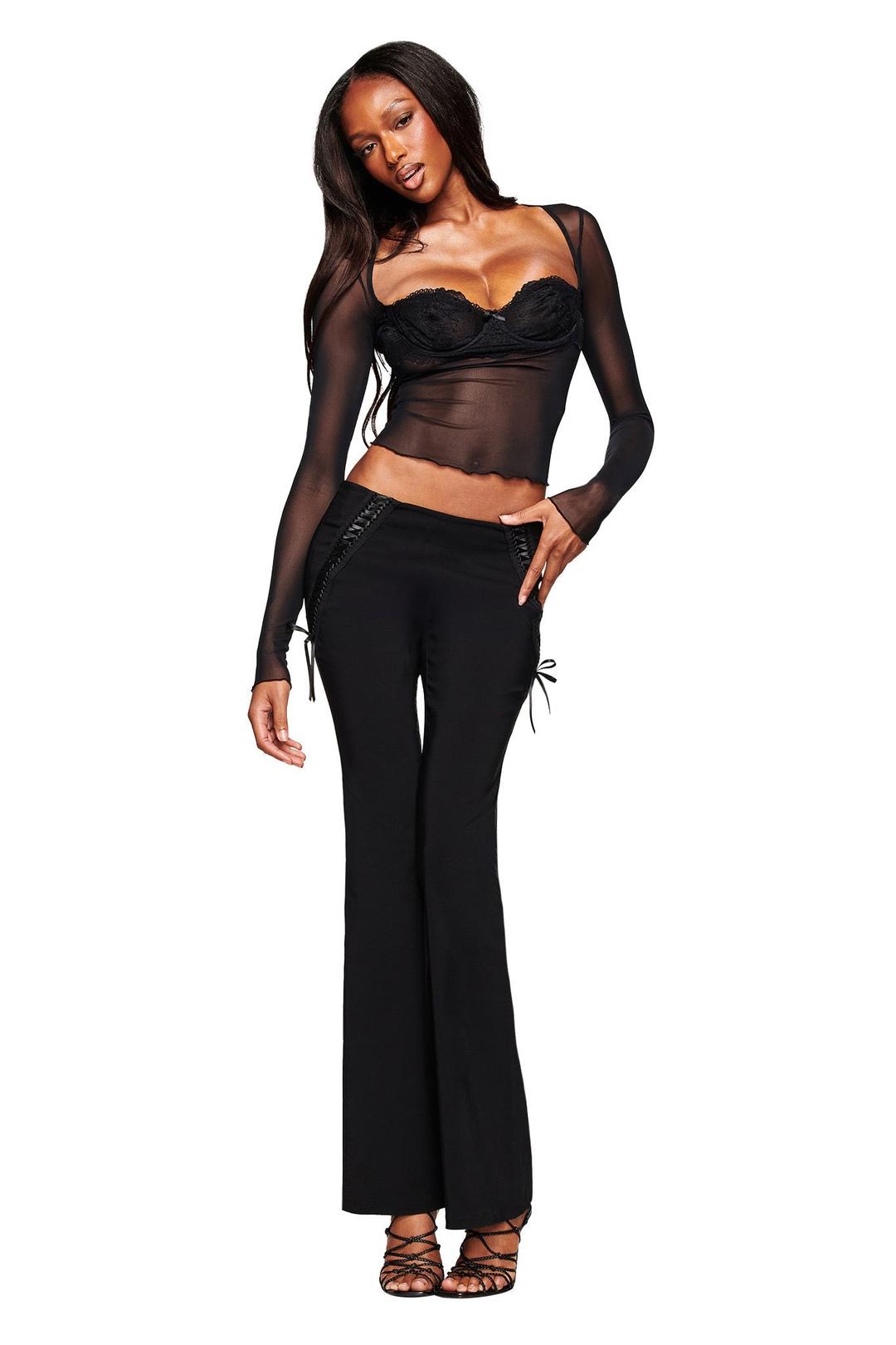 SILO LONG SLEEVE TOP - BLACK