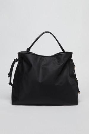 Gem shopper bag(Nylon black)