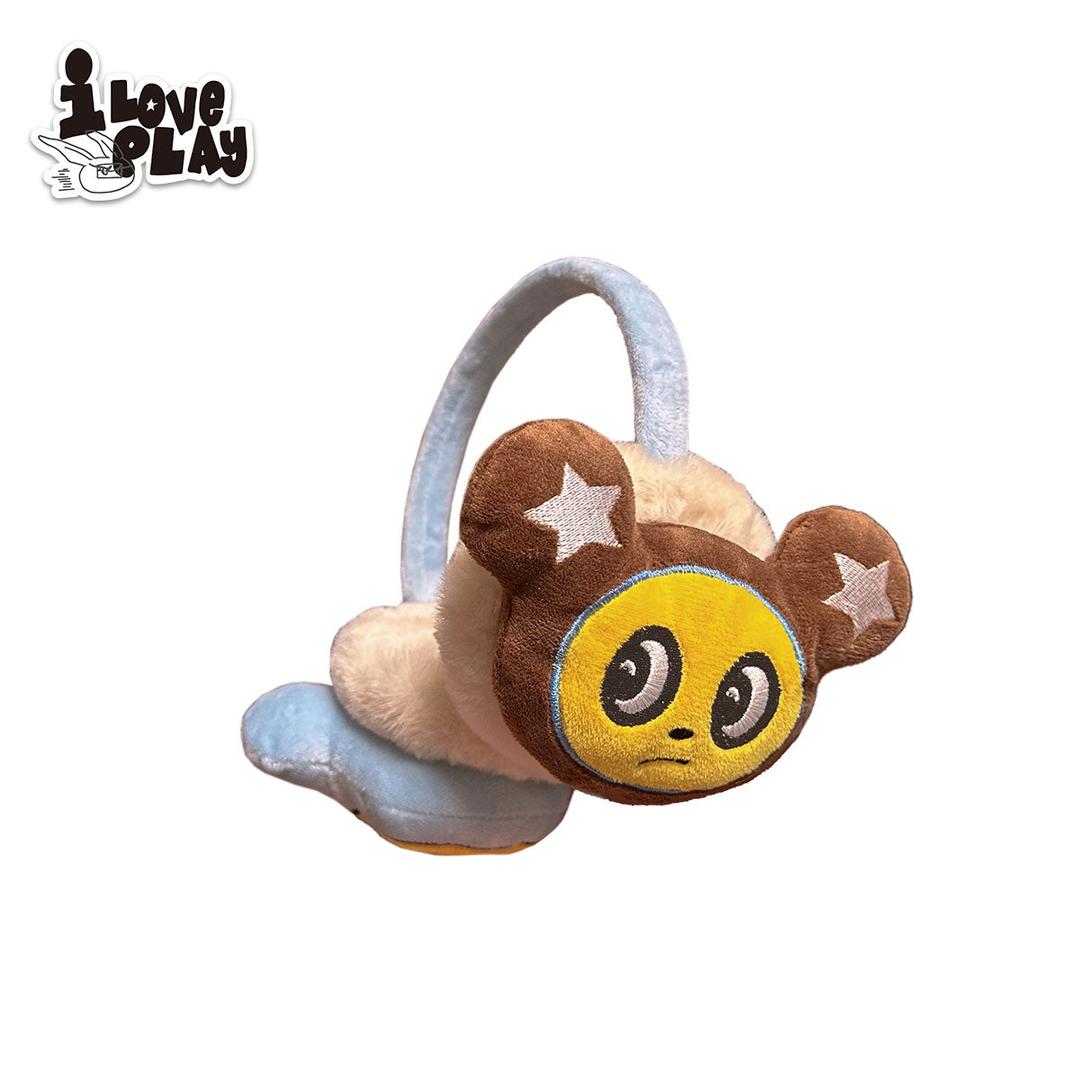 loveplayshop "Fortune Star" ビッグイヤーマウス暖かい日のダブルカラーイヤーマフ