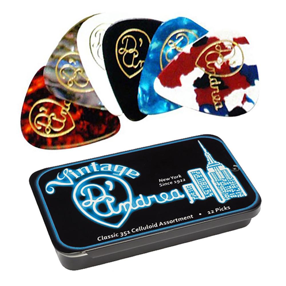 디안드레아 클래식 셀룰로이드 기타피크 TNVC 12개