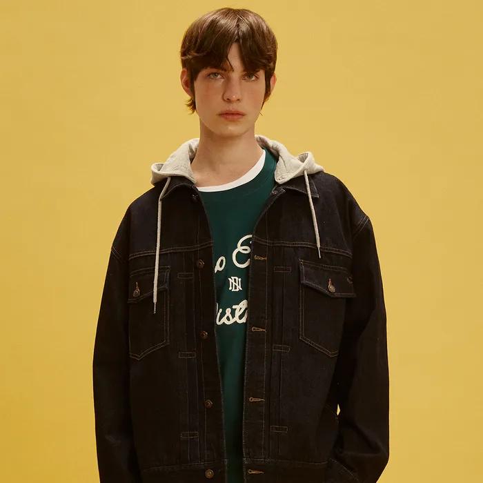 데님 트러커 자켓 BLACK (LP1JU031-076)