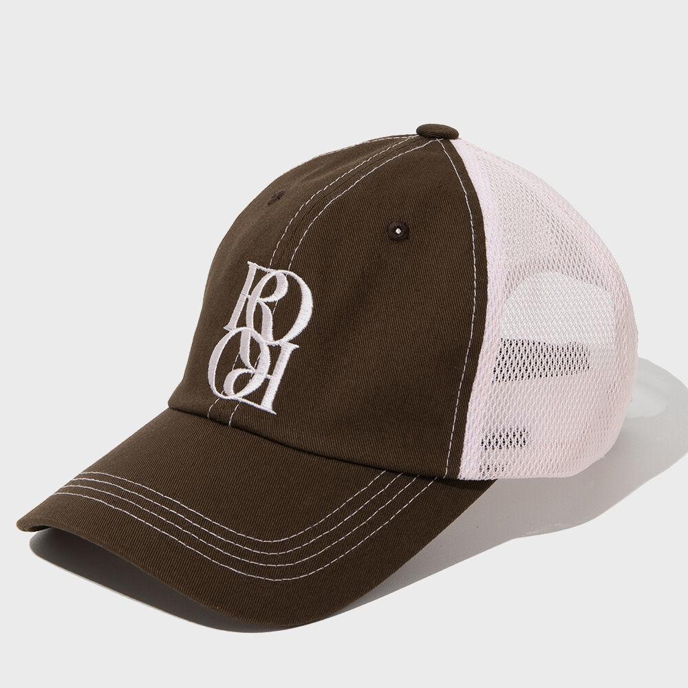 Classic Symbol Trucker Mesh Cap [BROWN]