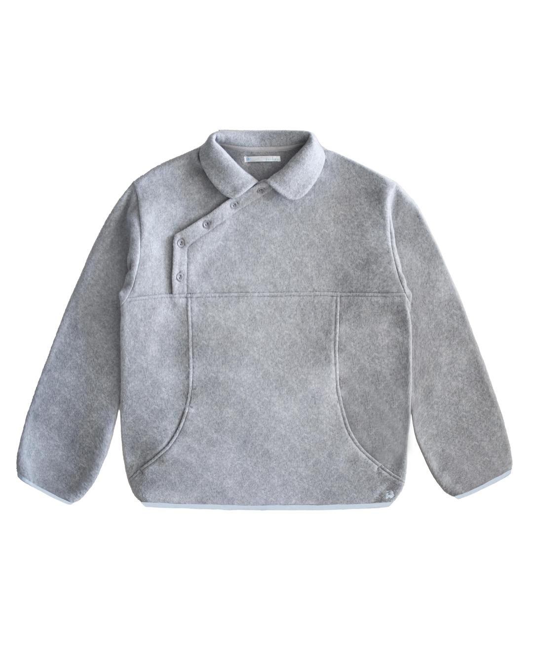 FUZZY & FLUFFY SWEATSHIRT _ GREY