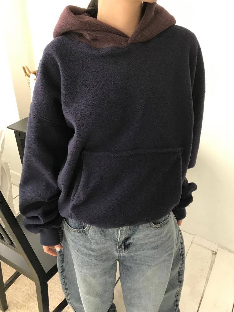 [유니섹스] 덴 나그랑 후리스 후드티 (2color)