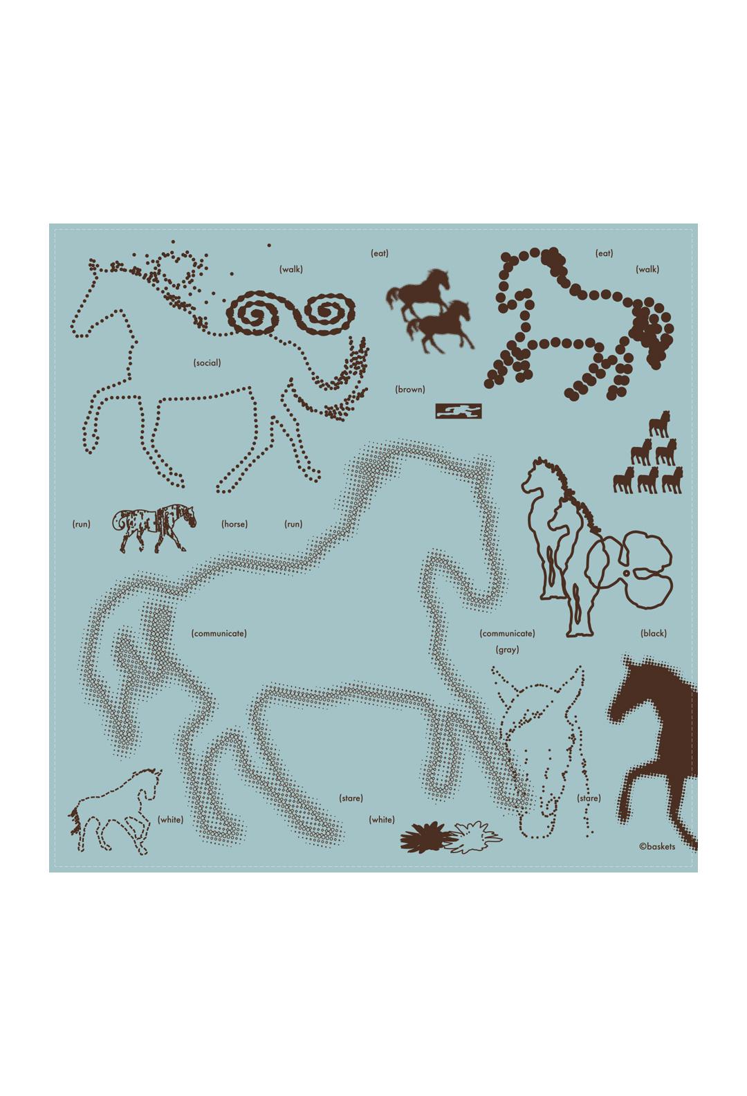 SILHOUETTE BANDANA HORSE