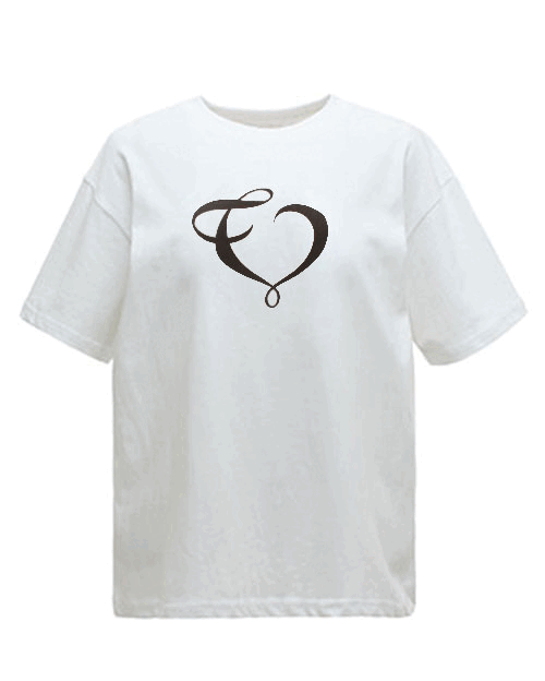 heart logo T shirts