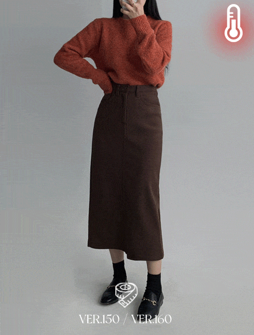 [150.160ver] 코듀로이융기모롱스커트 -키작녀/기장선택/3color/3size