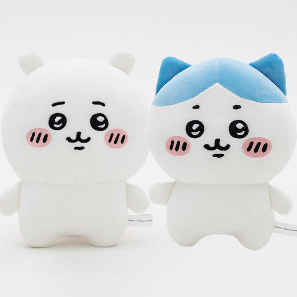 [국내정식제품] 치이카와 하치와레 인형 25cm 농담곰 나가노 작가 캐릭터 동물 애착