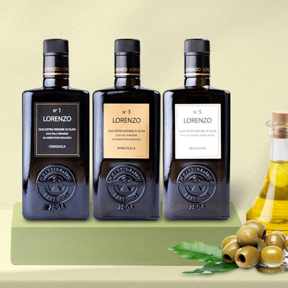 로렌조 올리브오일 엑스트라버진 500ml No1 No3 No5