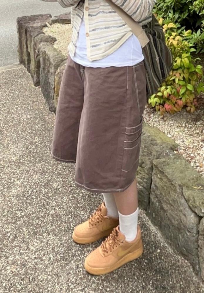 스티치 버뮤다팬츠 3color