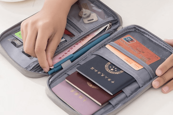 올인원 여권케이스 여권지갑 여행용지갑 커버 가방 파우치 소형