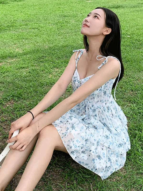 [떠나요💙] 젤리 원피스 / 캉캉원피스 나시원피스 뷔스티에원피스 끈나시 나시 뷔스티에 여름나시 여름원피스 반팔원피스 바캉스 호캉스 여행 비치원피스 휴양지 휴가 여름 크롭나시 브라탑 탱크탑 아일렛 코르셋 발레 발레코어 플리츠원피스 캉캉 치마 스커트 크롭 탑