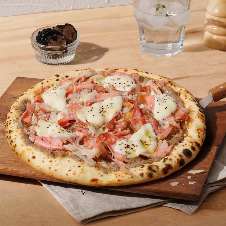 우주인피자 머쉬룸고트 고트델리 화덕피자, 319g,1개입