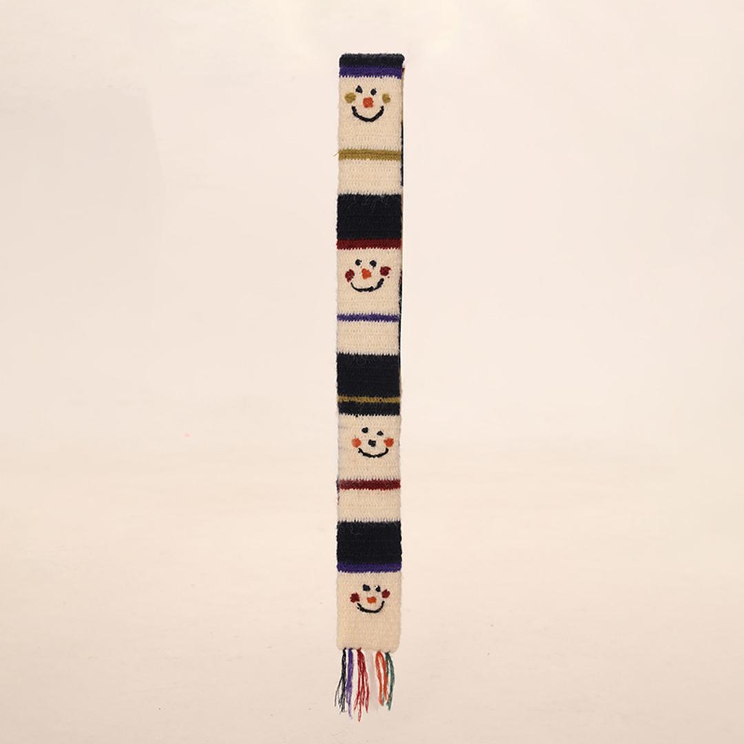 Snowman Smile Scarf 스노우맨 스마일 스카프