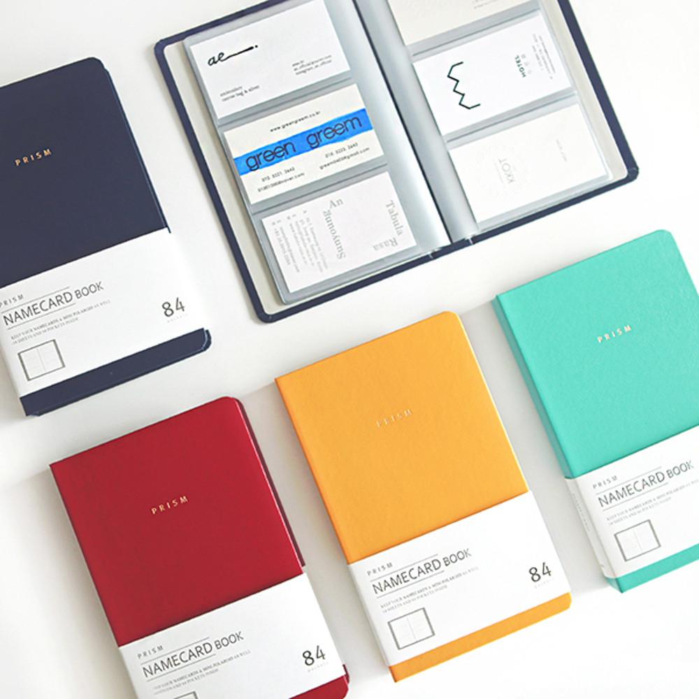 인디고 하이모리 프리즘 108 명함집 네임카드북 명함앨범 미니폴라로이드앨범 포토카드