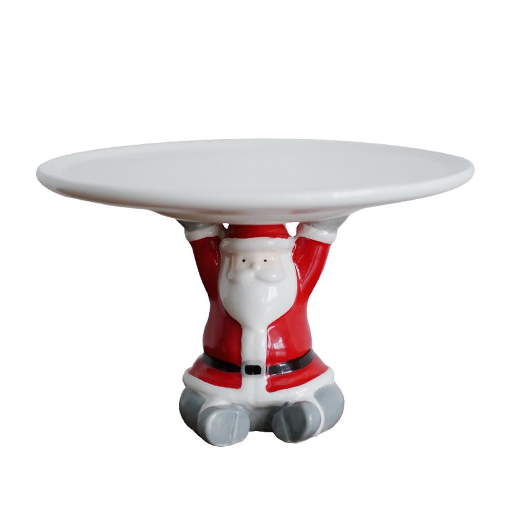 Christmas Santa Tray 크리스마스 케이크 디저트 오브제 트레이