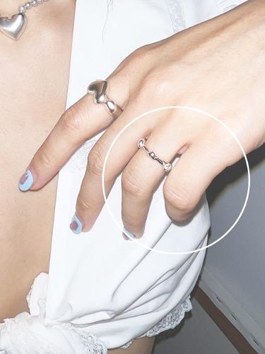 Volume heart ring (얇은하트링)
