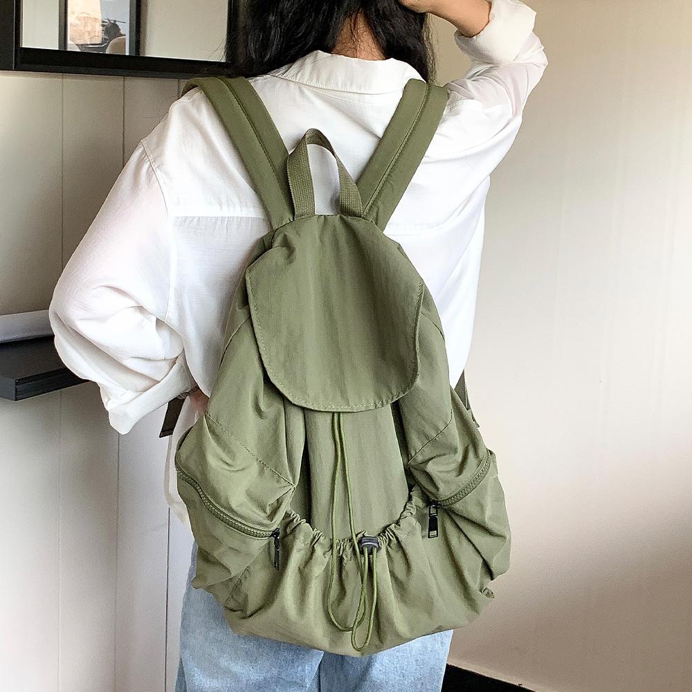 보부상가방 배낭 스트링 텀블러 나일론 덮개 백팩