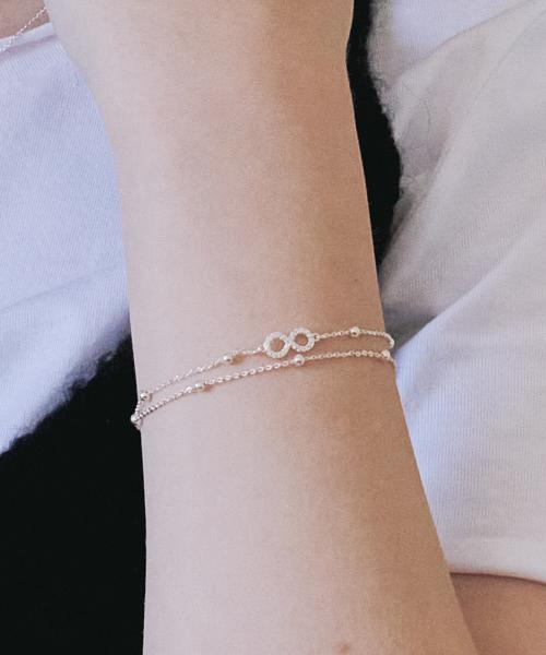 세렌피아 두 줄 팔찌 / STJ-BB1567WG