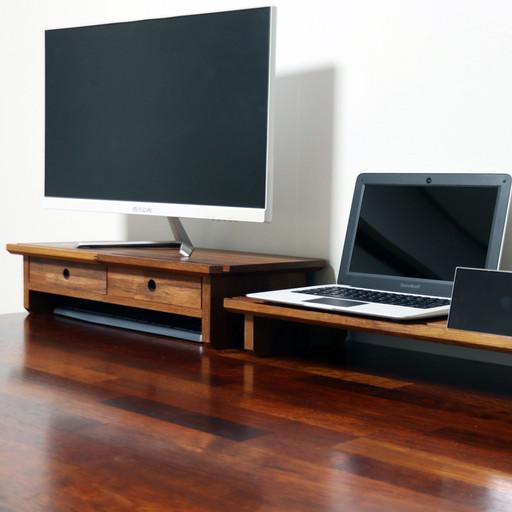 프리미엄 원목 모니터받침대 모니터거치대