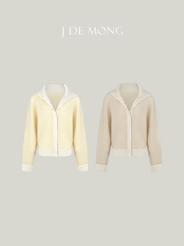 부클 하이넥 버튼 점퍼(jp)