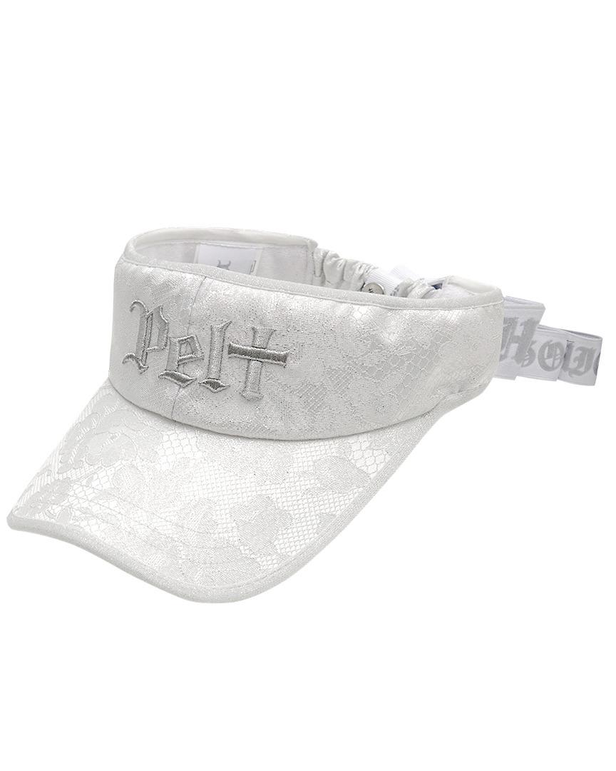 Eos Metalic Silver Tie Visor : Women's White (PA0GCF531WH)