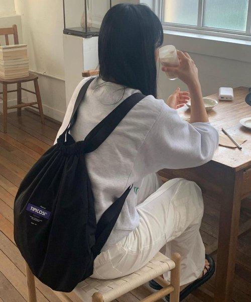 제프 스트링 백팩 블랙