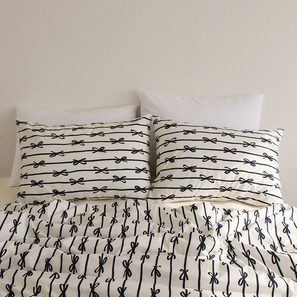 Black Ribbon Bedding