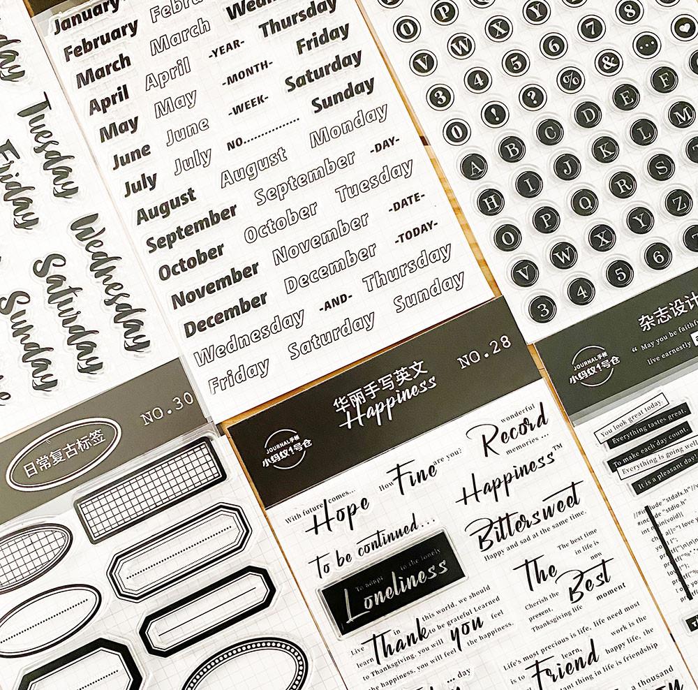 불렛저널 다꾸 클리어 스탬프