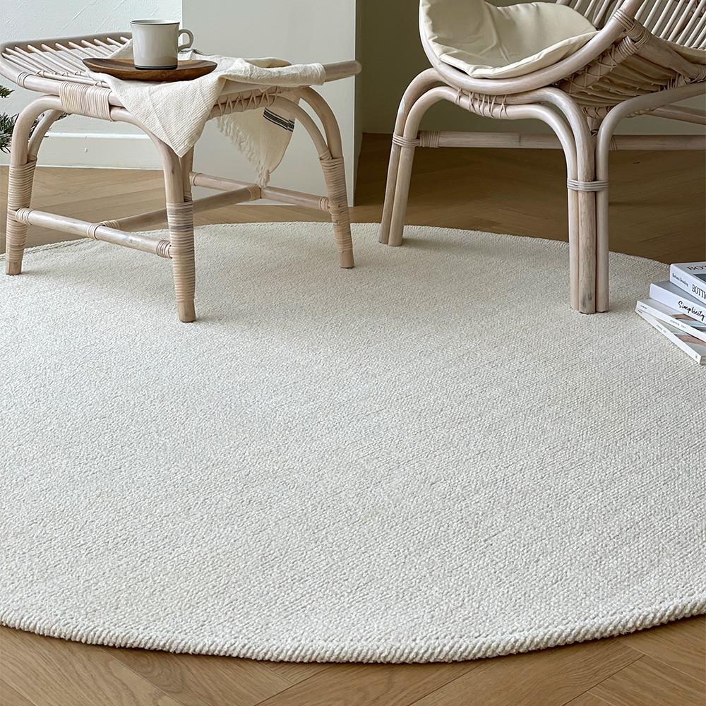 헤베 워셔블 원형 단모러그 4size 5color