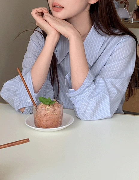 슈엔 퍼프 블라우스(2color)