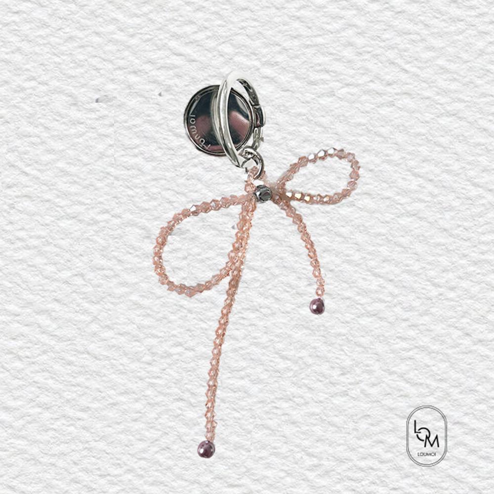Loumoi ring tok _ pink ribbon (발송일까지 7일 소요)