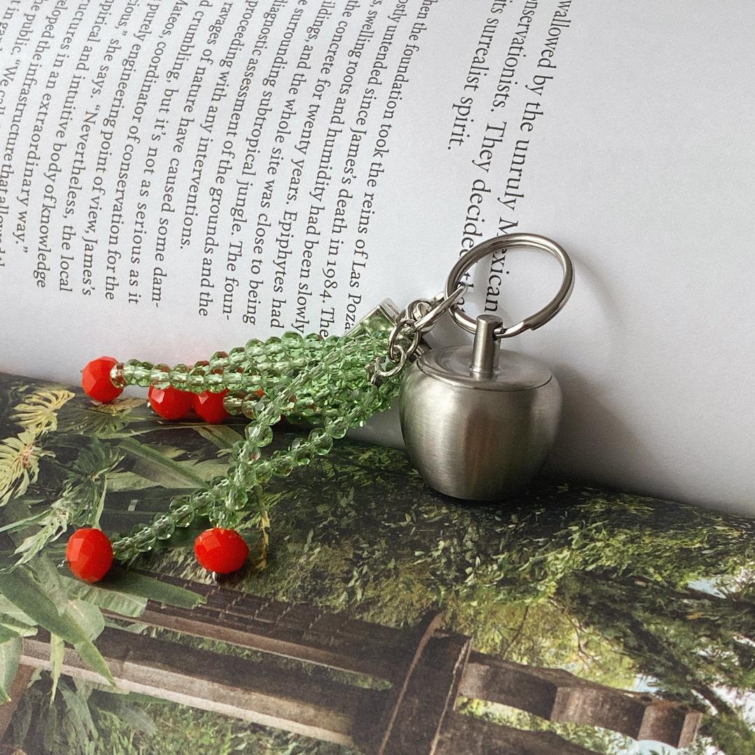 BABT apple key ring (hand made)