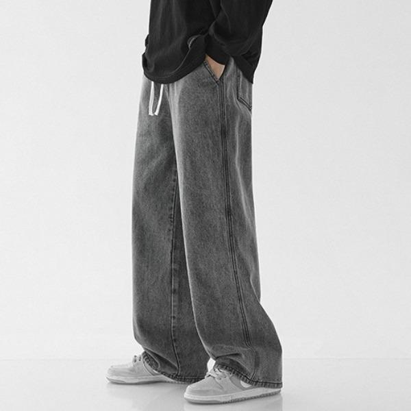 Basic Casual 5Colors Washed-out Denim Pants (1378)