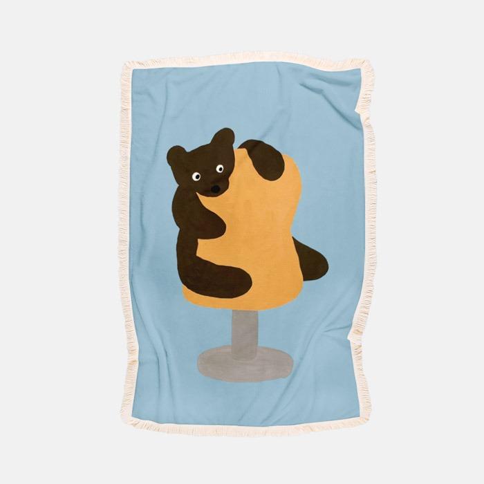 doesn't sit properly 극세사 담요