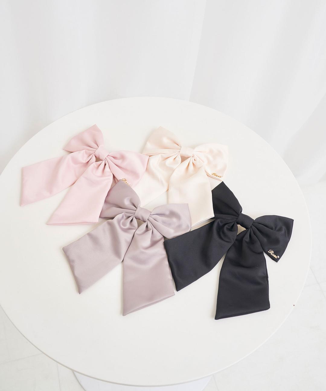 satin ribbon barrette